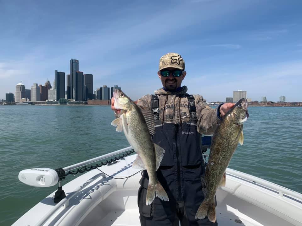 Walleye Fishing Trips Whopper Stopper Charters Detroit River Fishing