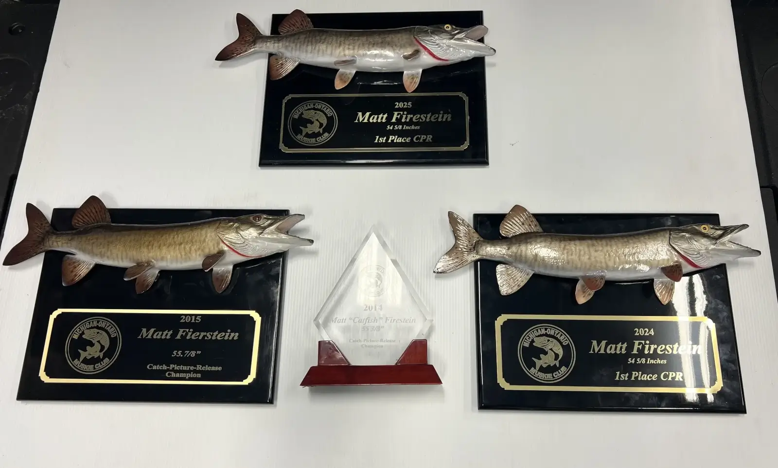 Award winning fishing captain in lake st. clair